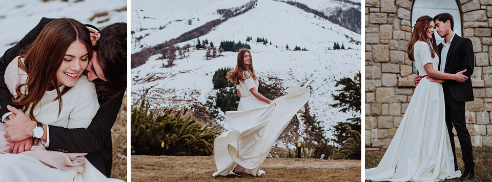 Sesión Post-Boda en la Nieve