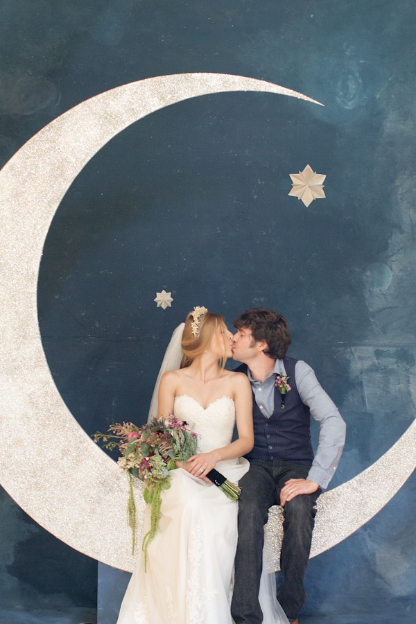 Photocall de Boda Luna y Estrellas